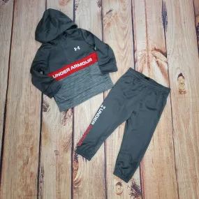 UA Block Hoodie Set Pitch Gray