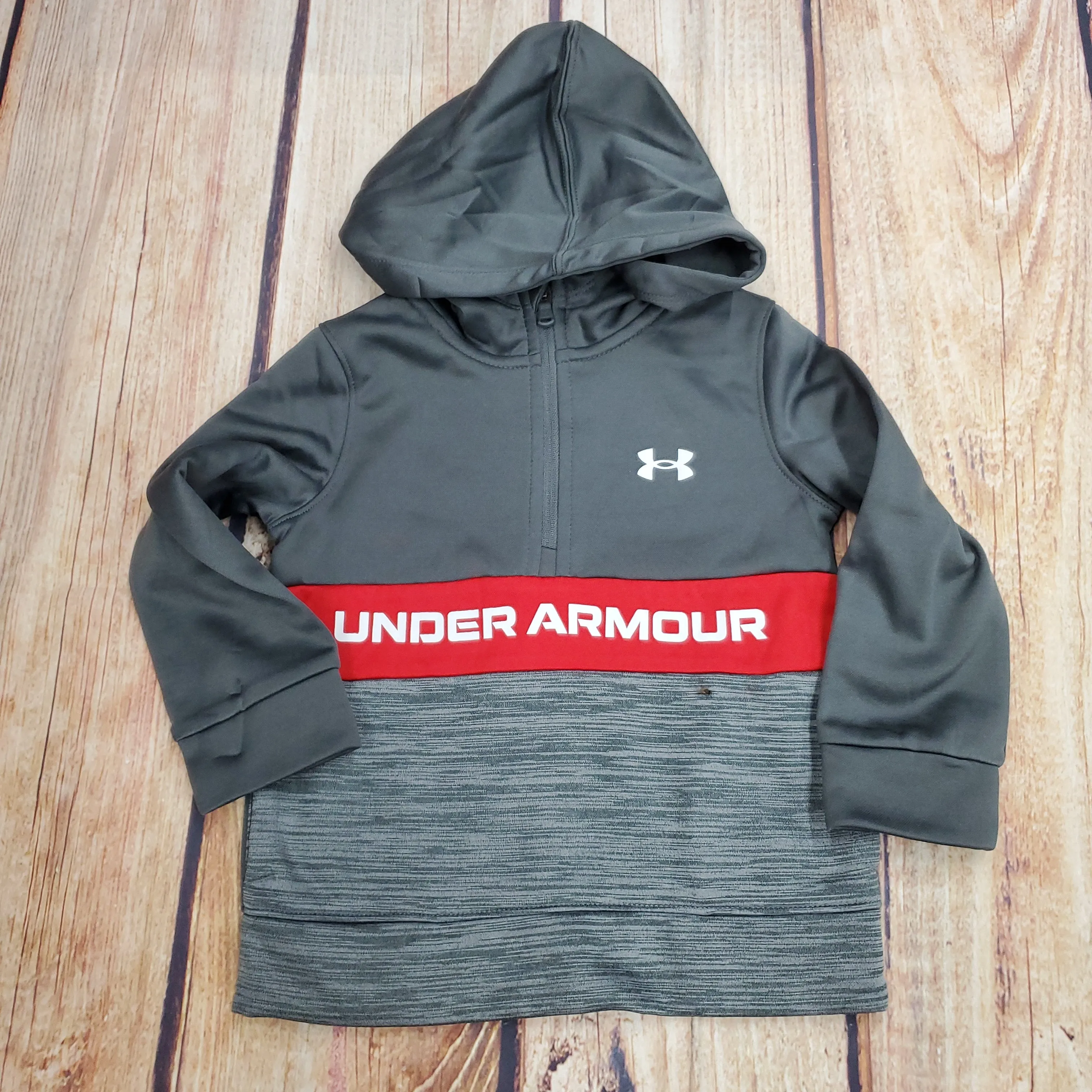 UA Block Hoodie Set Pitch Gray