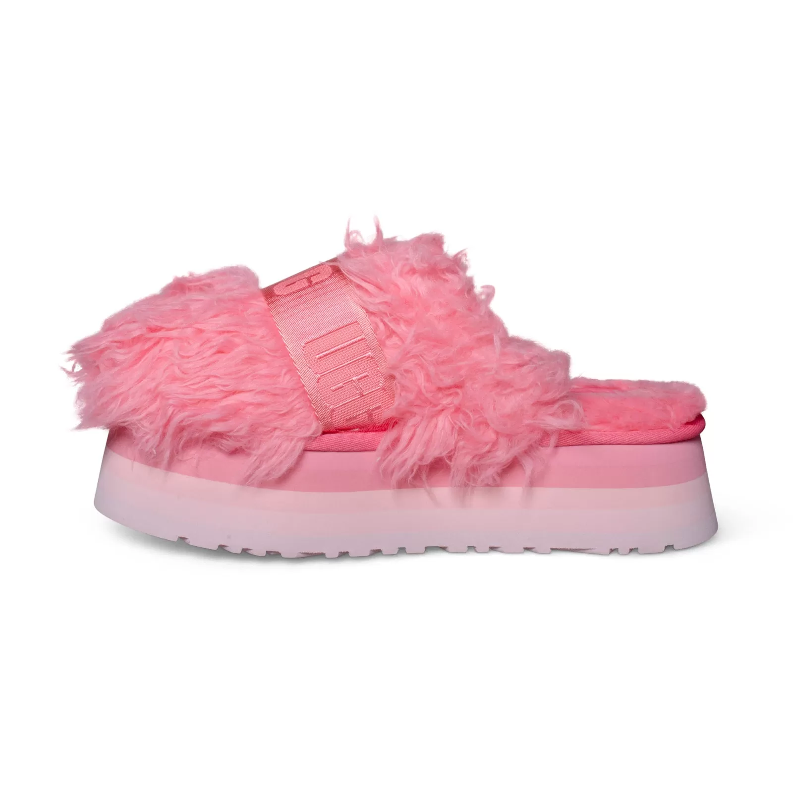 UGG Fluff Momma Sugar Slide Pink Jasmine Slippers - Women's