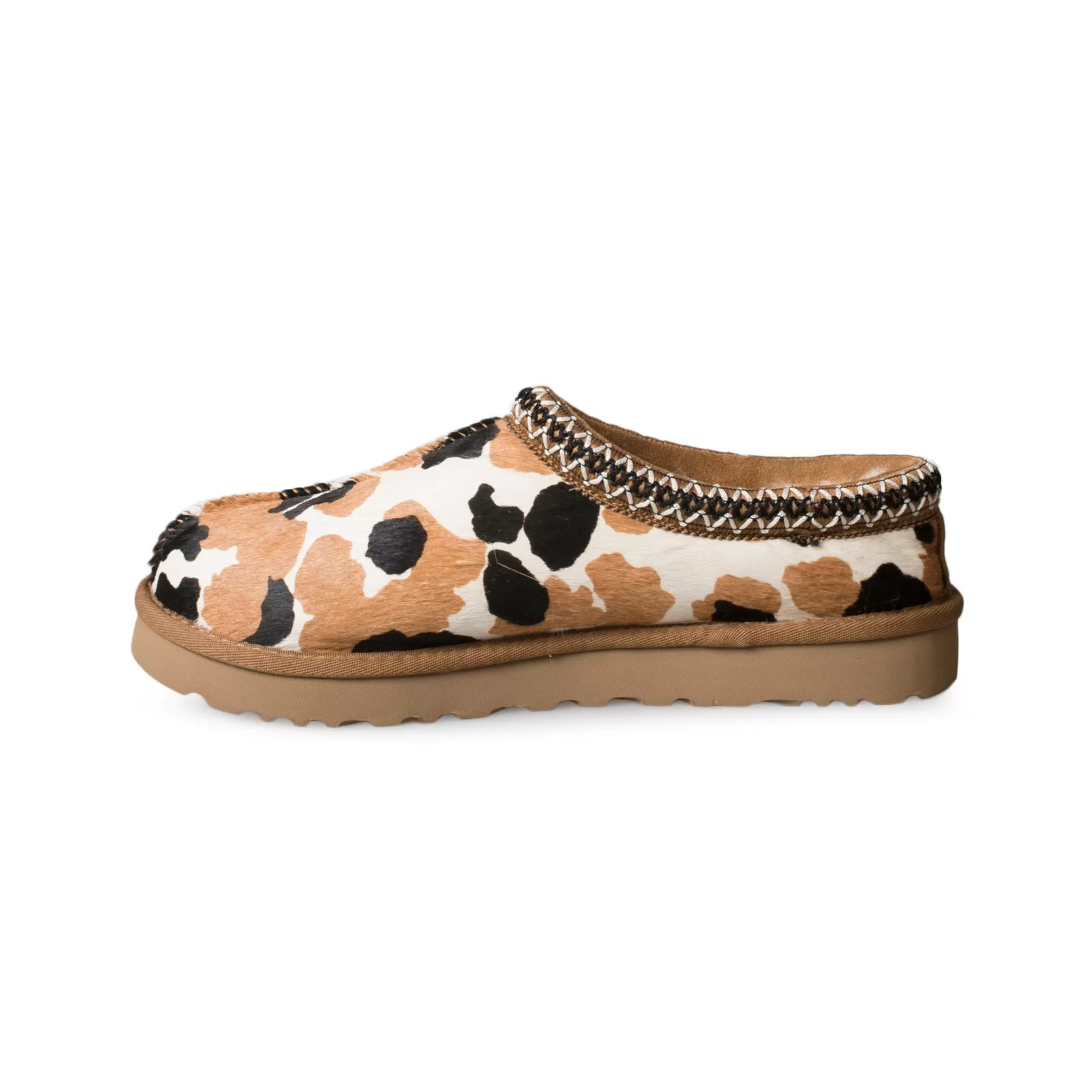 UGG Tasman Cow Print Chestnut Slippers - Women's