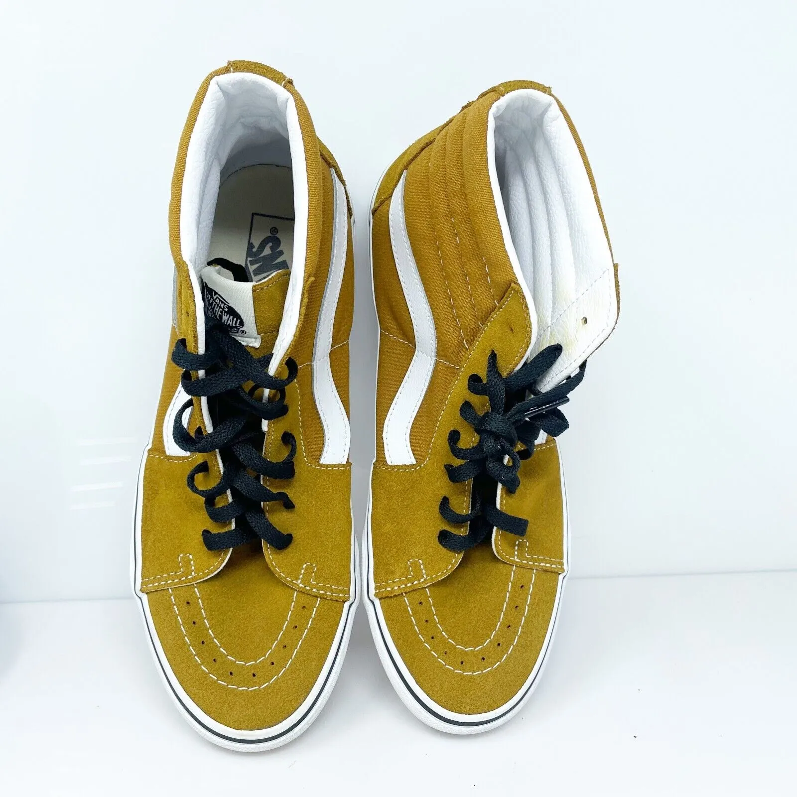 Vans Unisex Sk8 Hi 751505 Yellow Casual Shoes Sneakers Size M 10.5 W 12