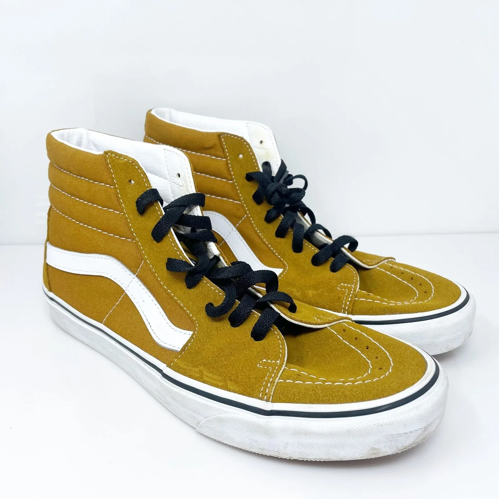 Vans Unisex Sk8 Hi 751505 Yellow Casual Shoes Sneakers Size M 10.5 W 12