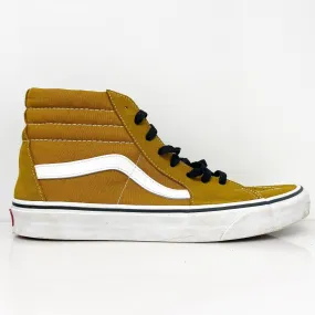 Vans Unisex Sk8 Hi 751505 Yellow Casual Shoes Sneakers Size M 10.5 W 12