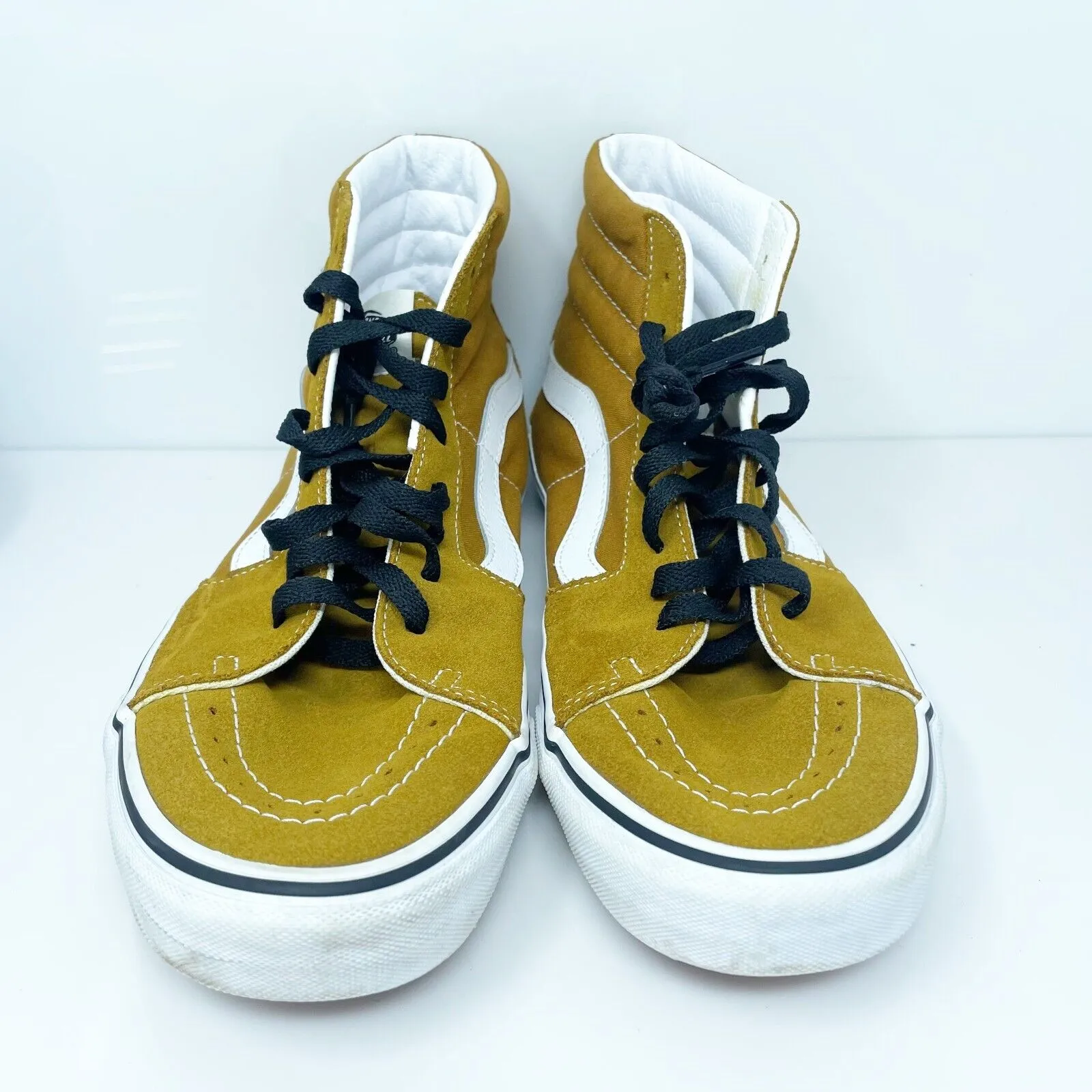 Vans Unisex Sk8 Hi 751505 Yellow Casual Shoes Sneakers Size M 10.5 W 12