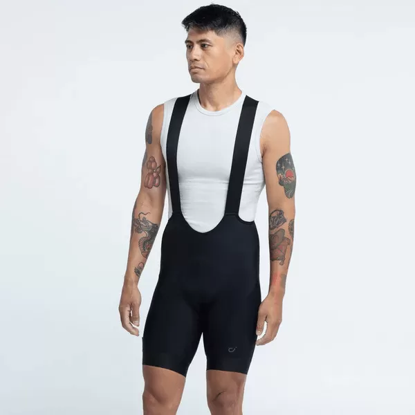 VELOCIO BIB SHORT MENS THERMAL BLACK